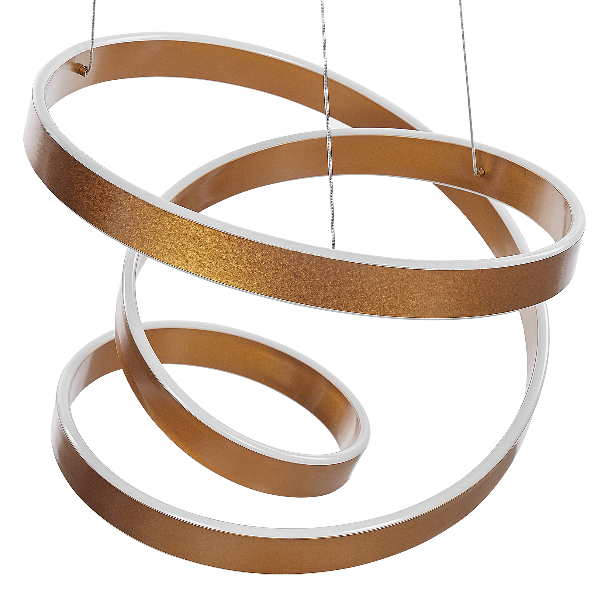 LED-pendellampa WANLI Metall Guld