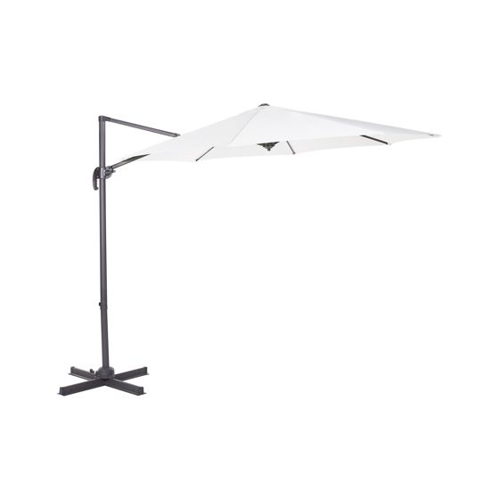 Frihängande parasoll 294 cm SAVONA Off-White