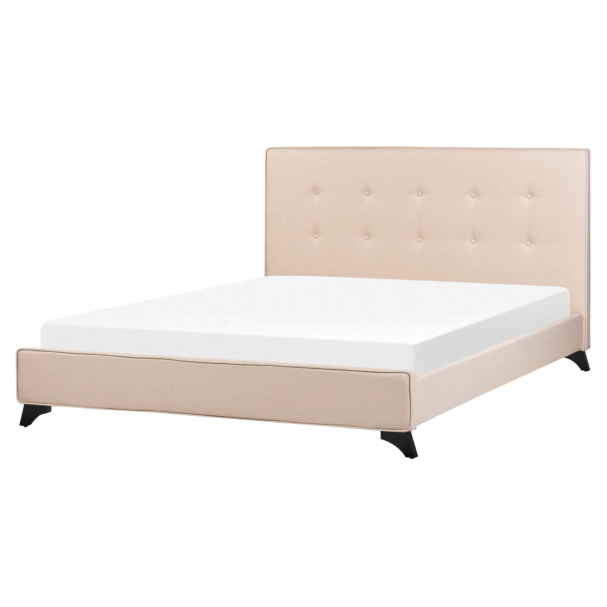 Säng med lamellram AMBASSADOR 160 x 200 cm Beige