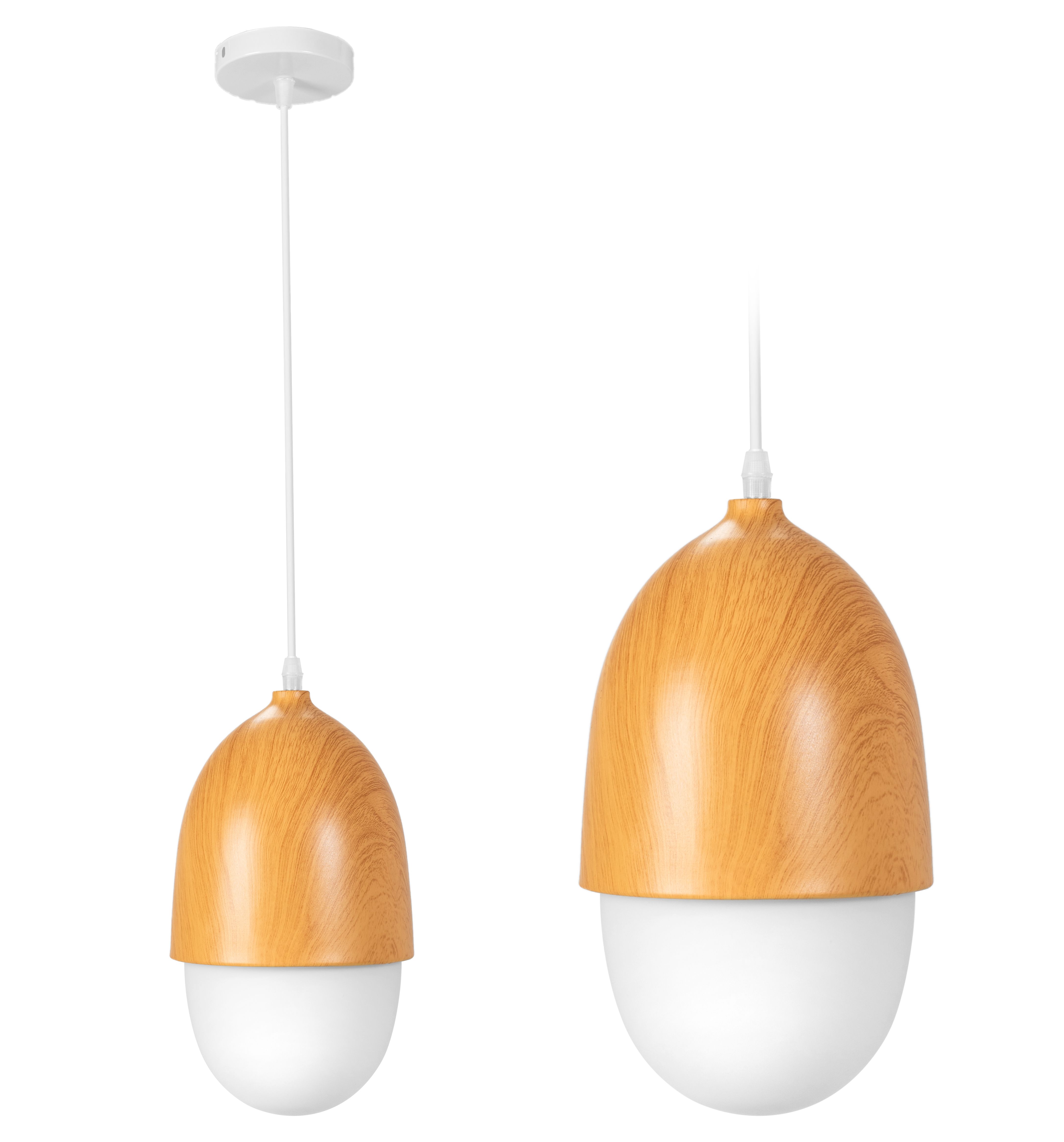 TOOLIGHT hängande taklampa APP952-1CP GROUND 14CM Brun 28x17x80cm