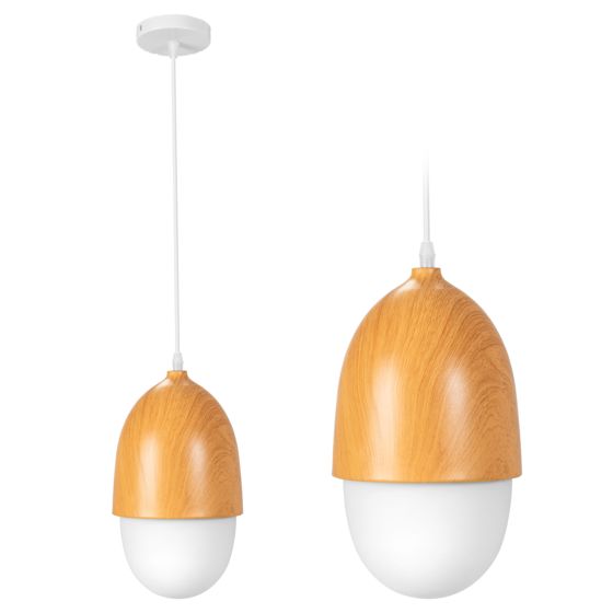 TOOLIGHT hängande taklampa APP952-1CP GROUND 14CM Brun 28x17x80cm