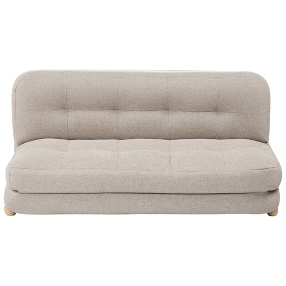 Bäddsoffa 2-sits ESBJERG Konstlinne Beige