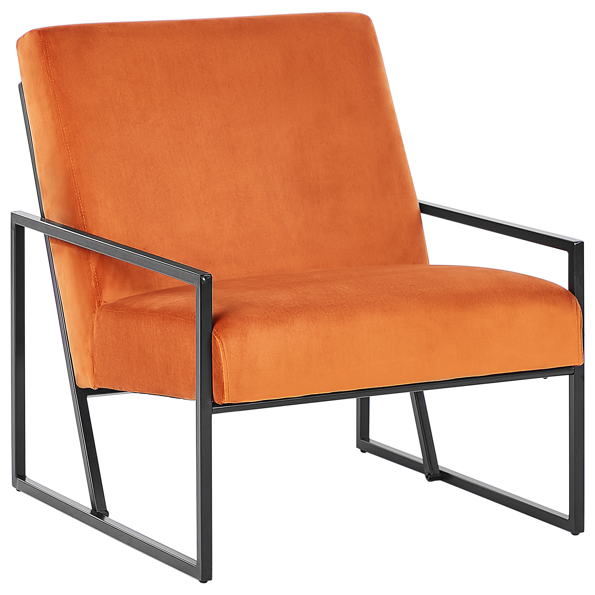 Fåtölj DELARY Sammet Orange
