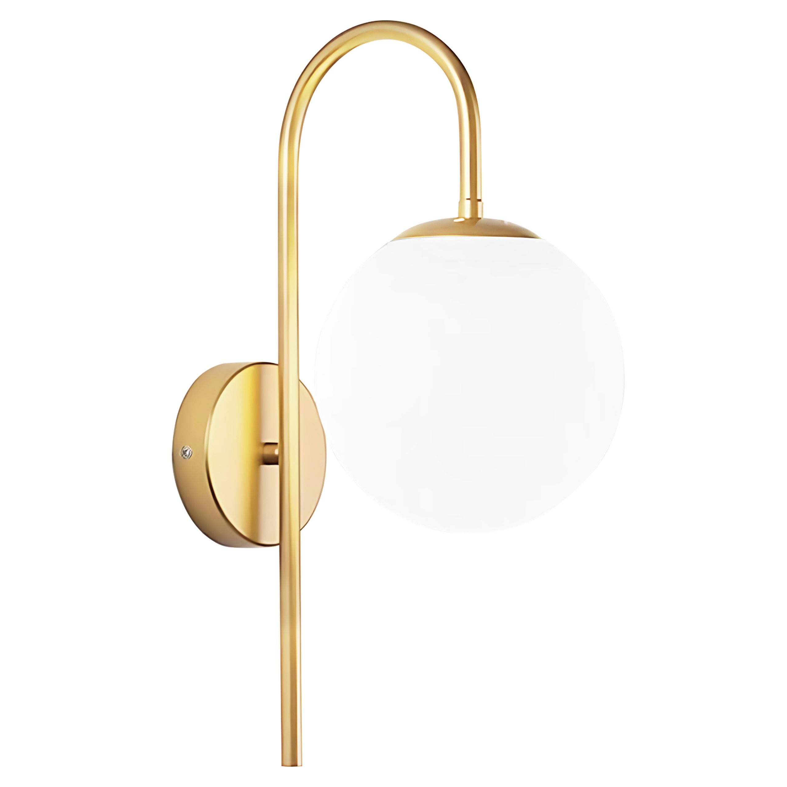 TOOLIGHT vägglampa G091-1W Guld/Vit 15x10x15cm