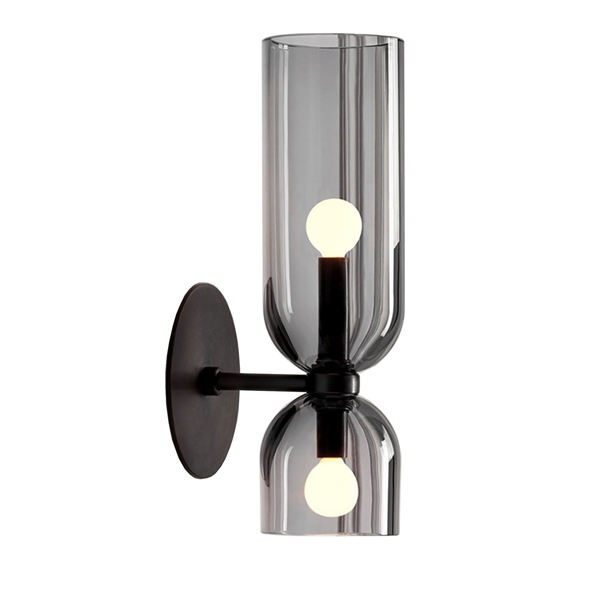 TOOLIGHT vägglampa APP1208-2W Svart 14,5x37,5x11cm