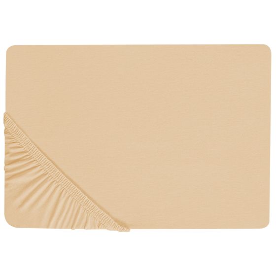 Dra-på-lakan JANBU 180 x 200 cm Bomull Beige