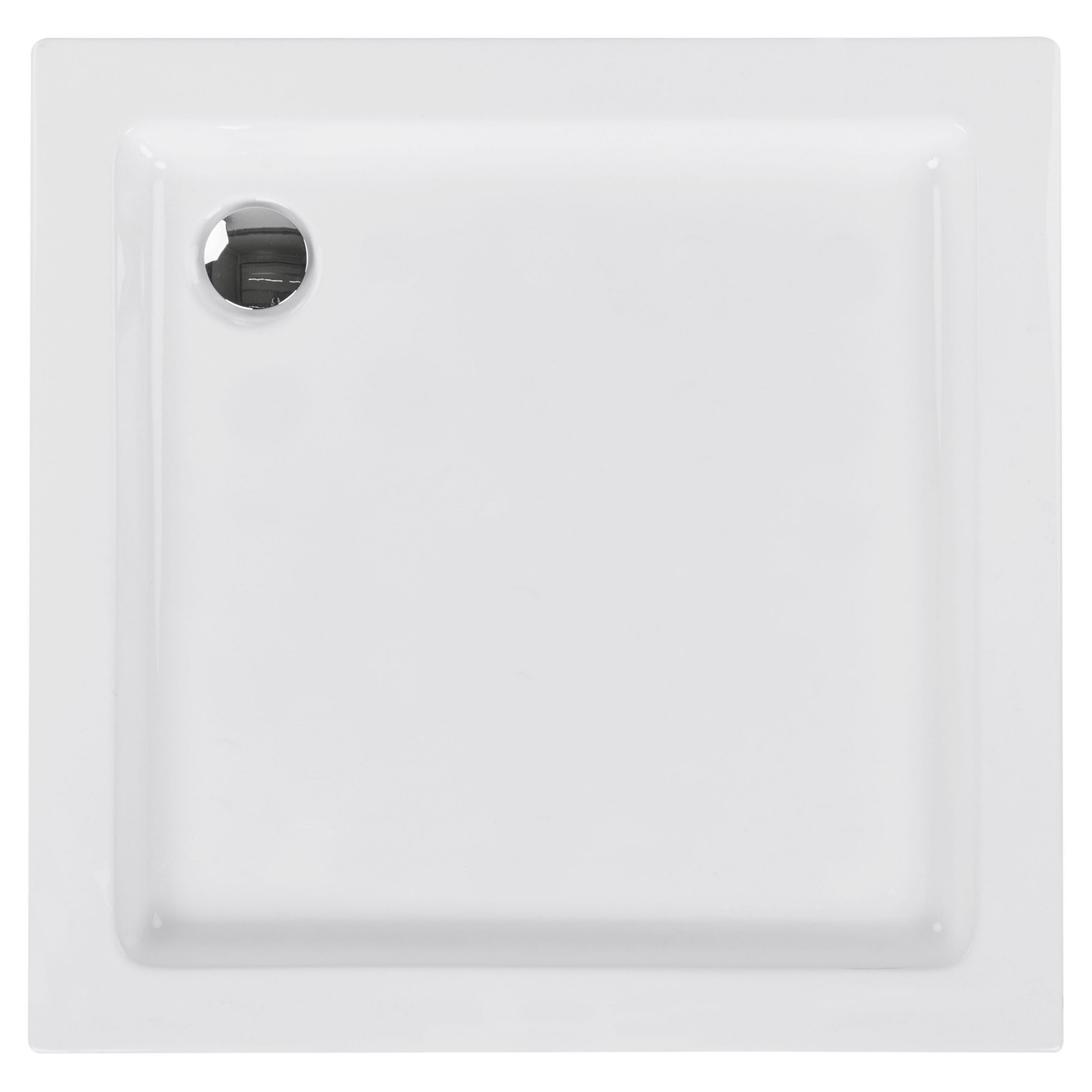 Duschkar AMPAY 80 x 80 x 5 cm Vit