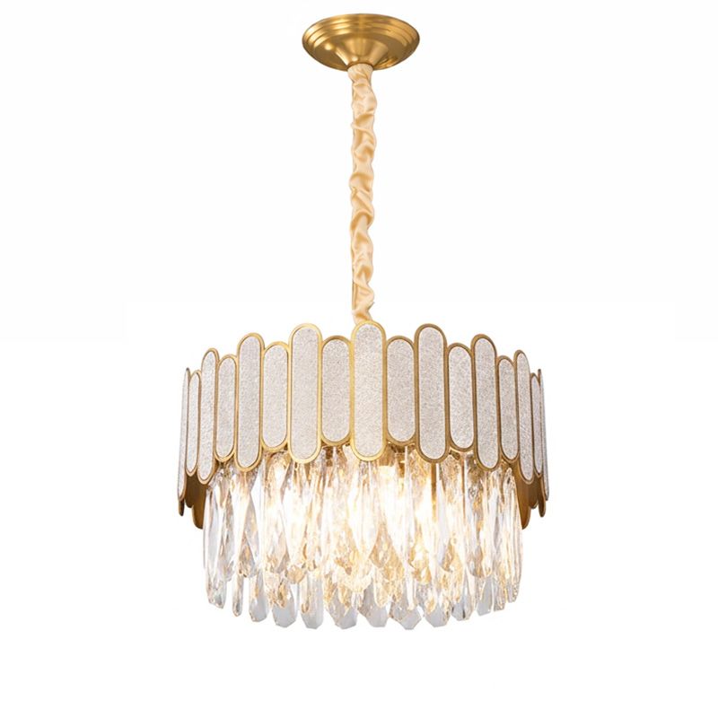 TOOLIGHT hängande taklampa APP1746-4CP 40cm Guld 39x39x4cm