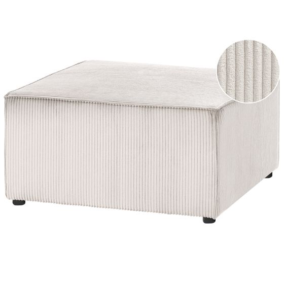 Fotpall LEMVIG Manchester Beige