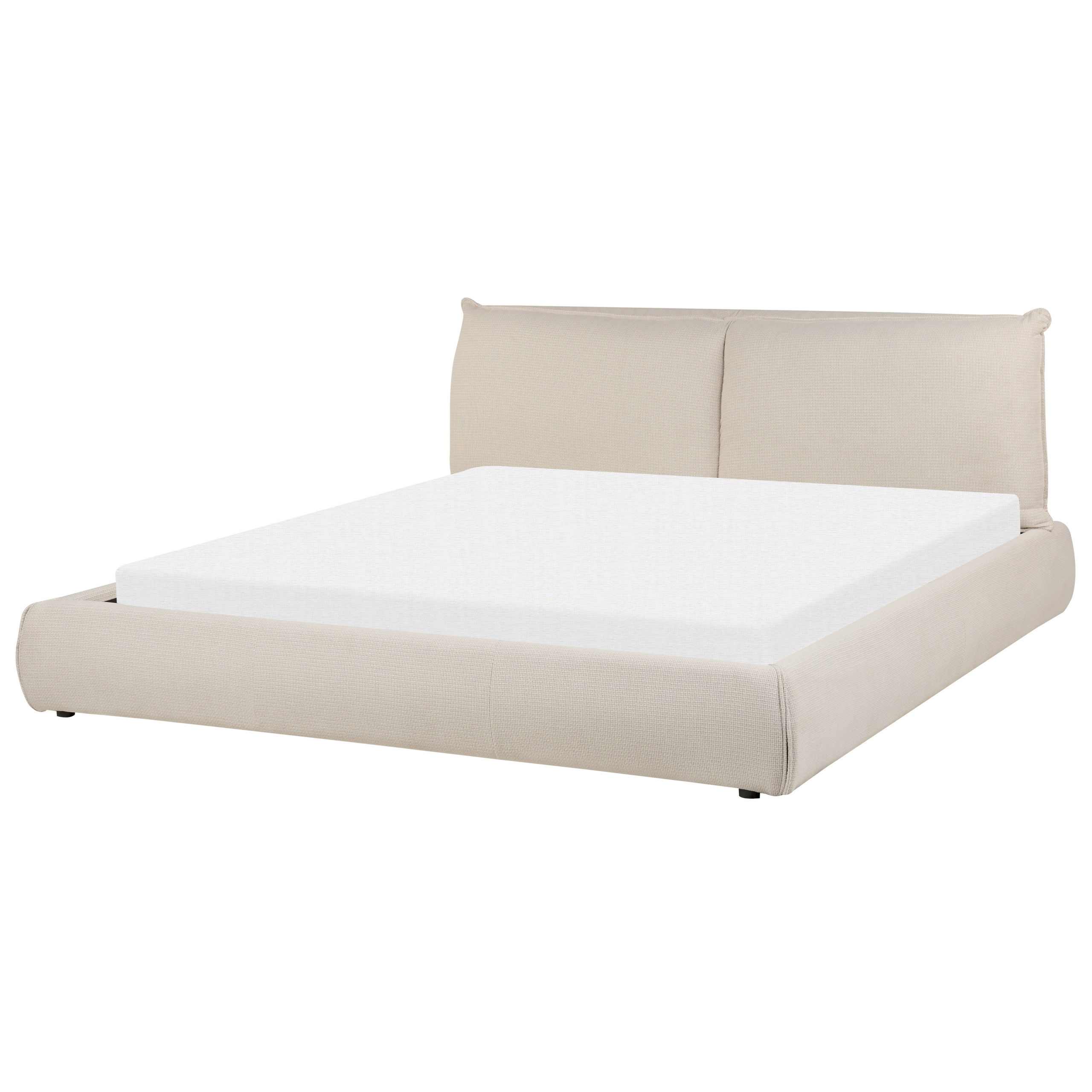 Säng med lamellram VINAY 180 x 200 cm Beige