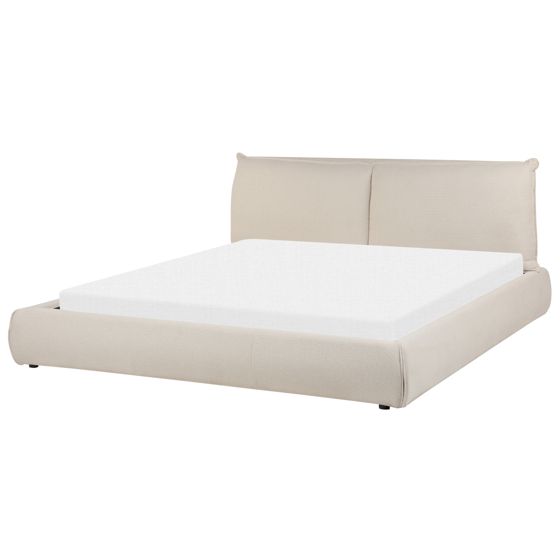 Säng med lamellram VINAY 180 x 200 cm Beige