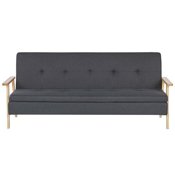 Bäddsoffa 3-sits TJORN Mörkgrå