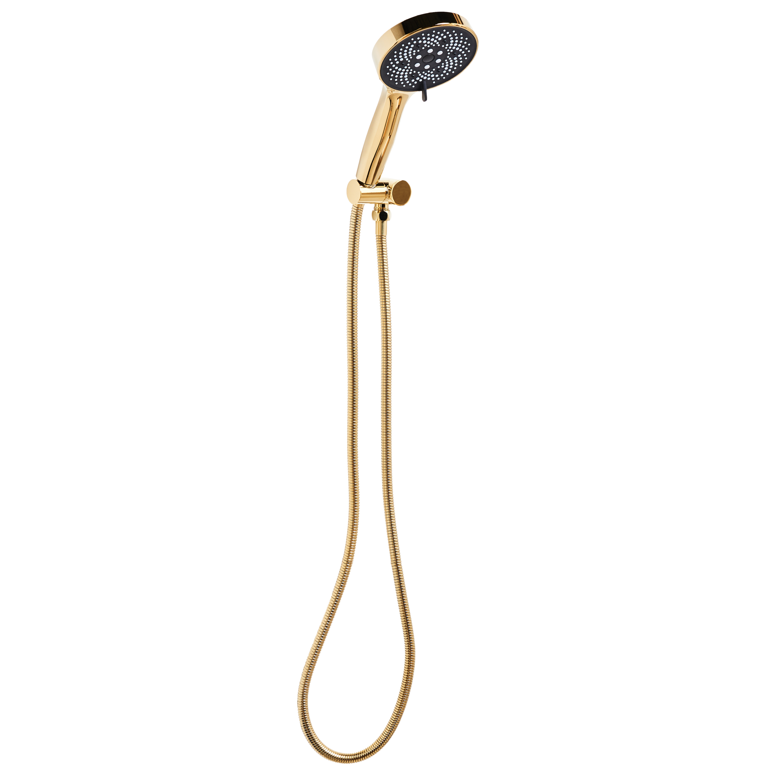 Duschhuvud och slangkit ICHMA 5 strållägen Guld