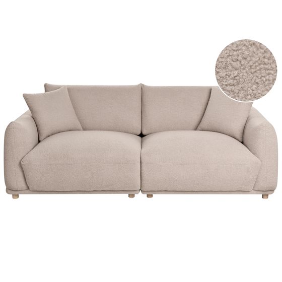 Soffa 3-sits JUBEK Bouclé Beige