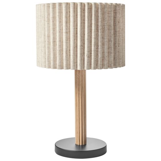 Bordslampa BELESSA Linne Ljusbeige