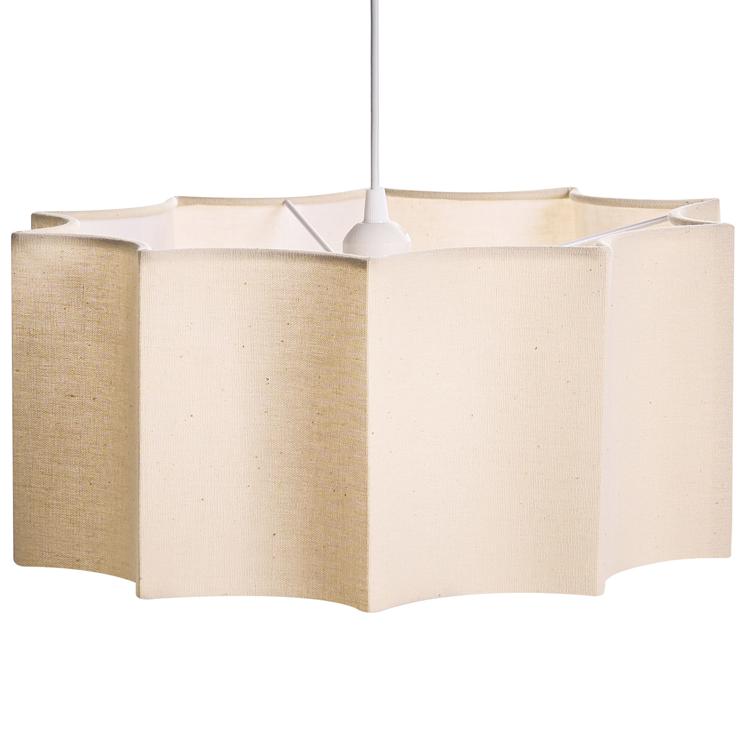 Pendellampa LUENHA Metall Beige