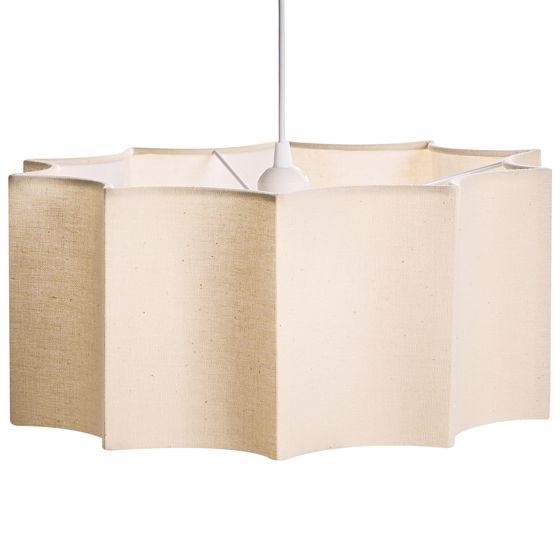 Pendellampa LUENHA Metall Beige