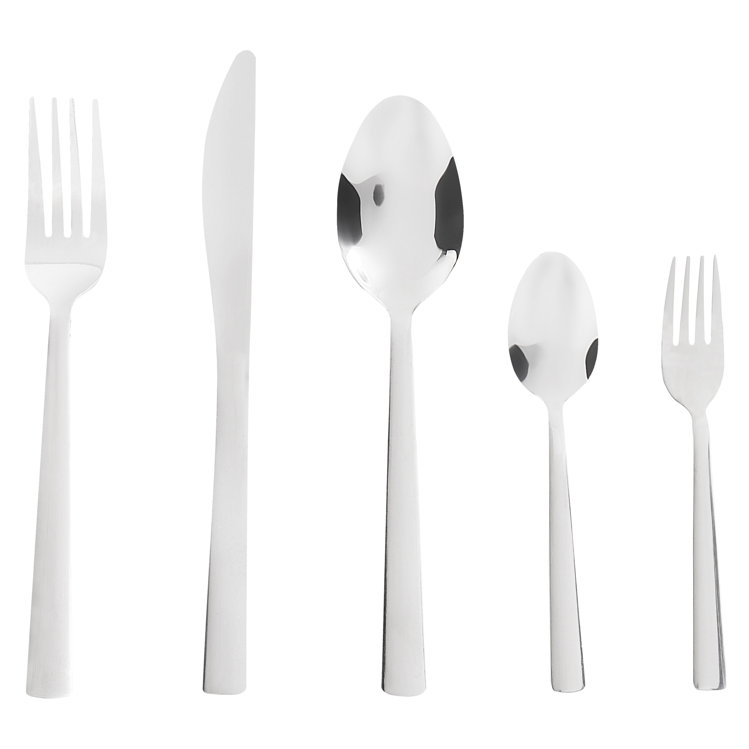 Bestickset 60-pack PENNE Silver