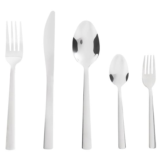 Bestickset 60-pack PENNE Silver