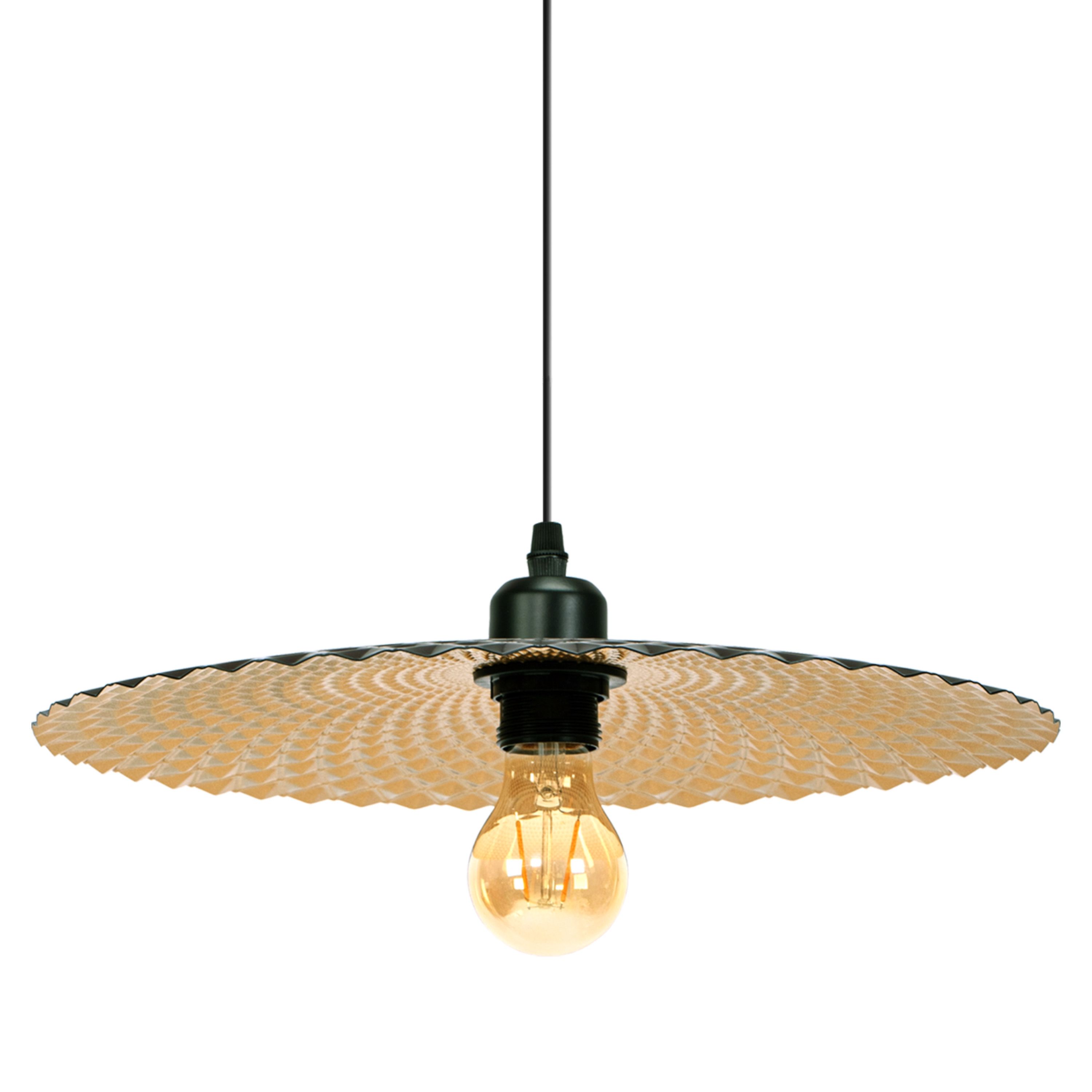 TOOLIGHT hängande taklampa APP1290-1CP Borstat guld 20x20x25cm