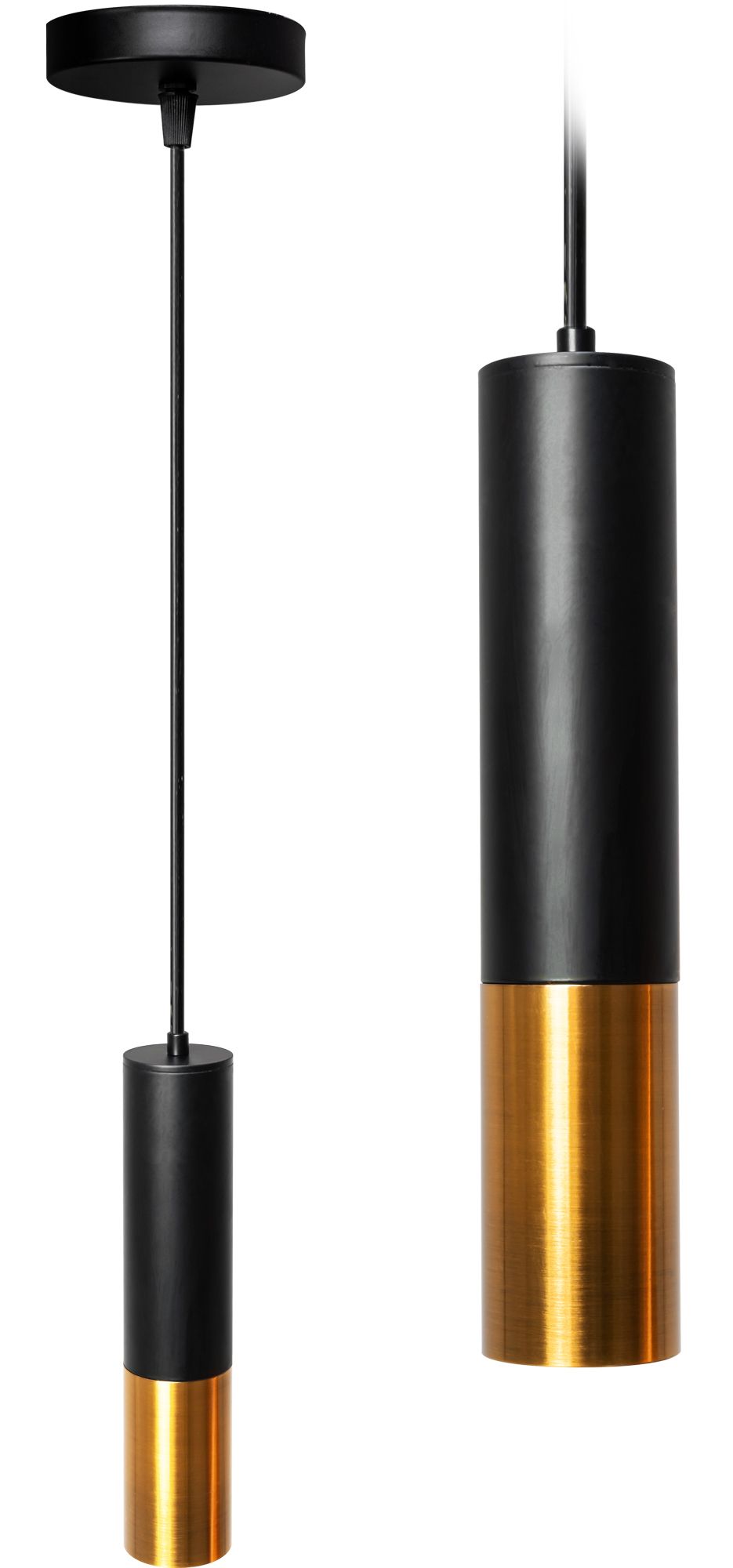TOOLIGHT hängande taklampa APP469-1CP Svart 29,5x6x90cm