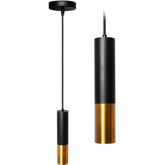 TOOLIGHT hängande taklampa APP469-1CP Svart 29,5x6x90cm