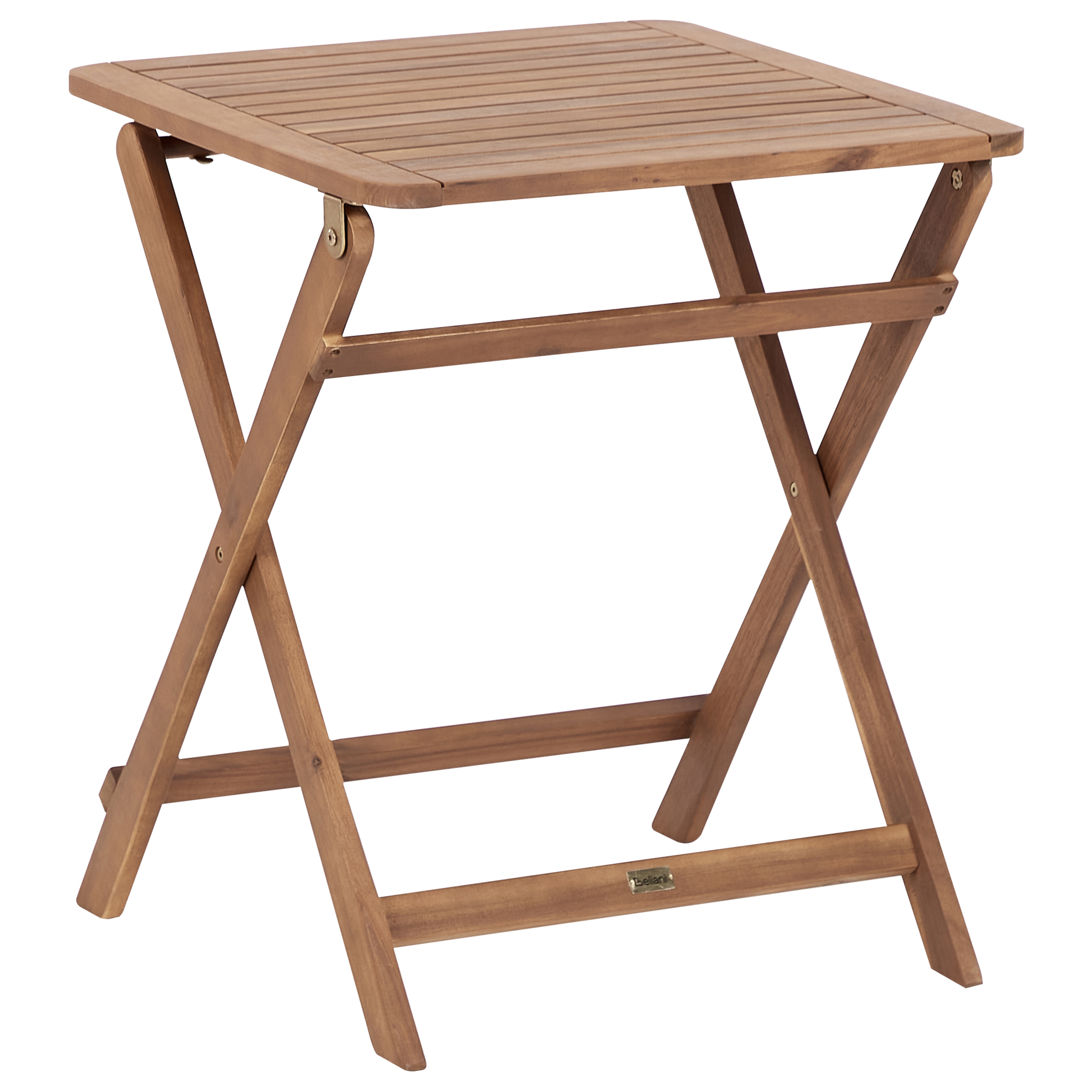 Sidobord för trädgården PARAGGI 60 cm 60 cm Certifierat akaciaträ Brun