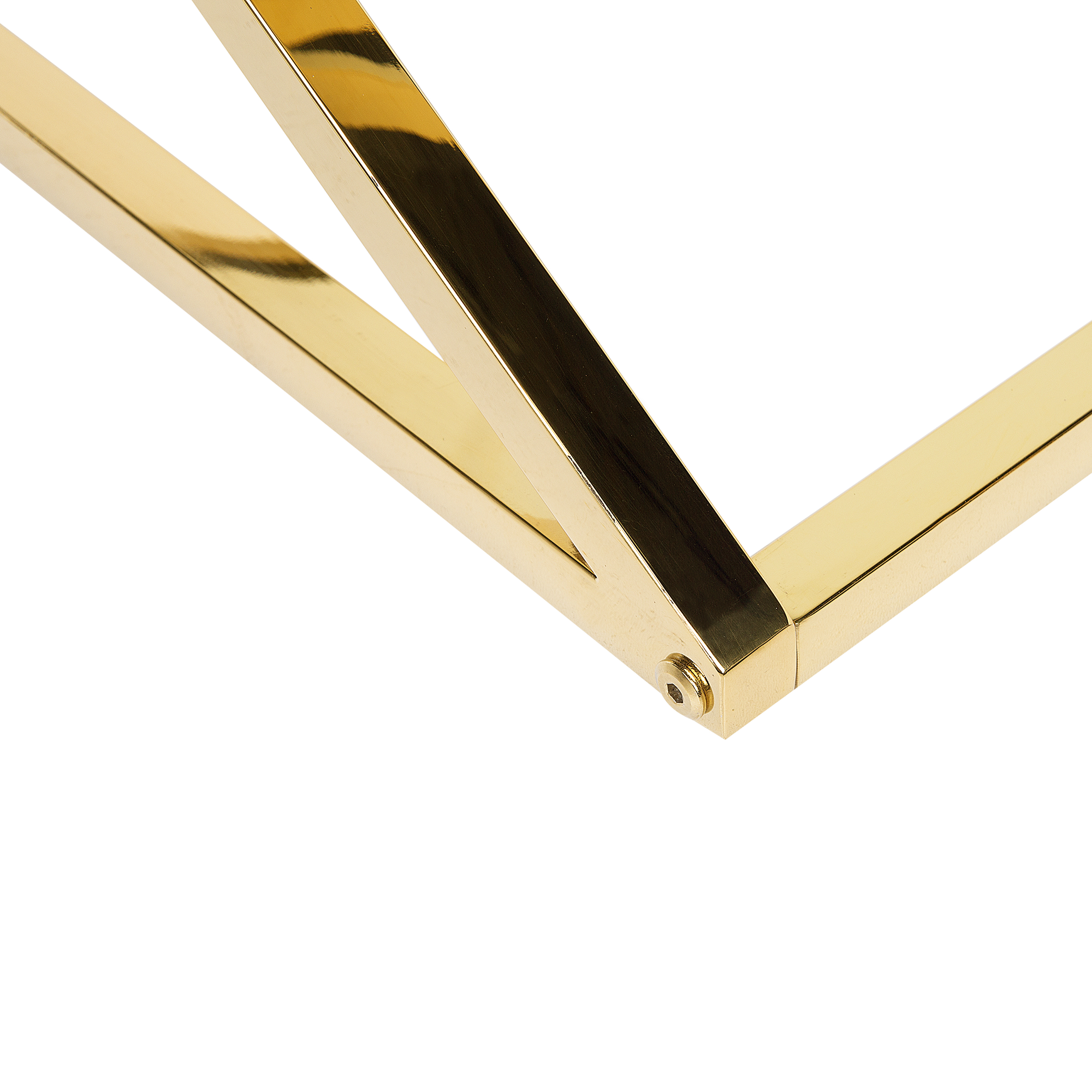 Soffbord BEVERLY Glas Guld