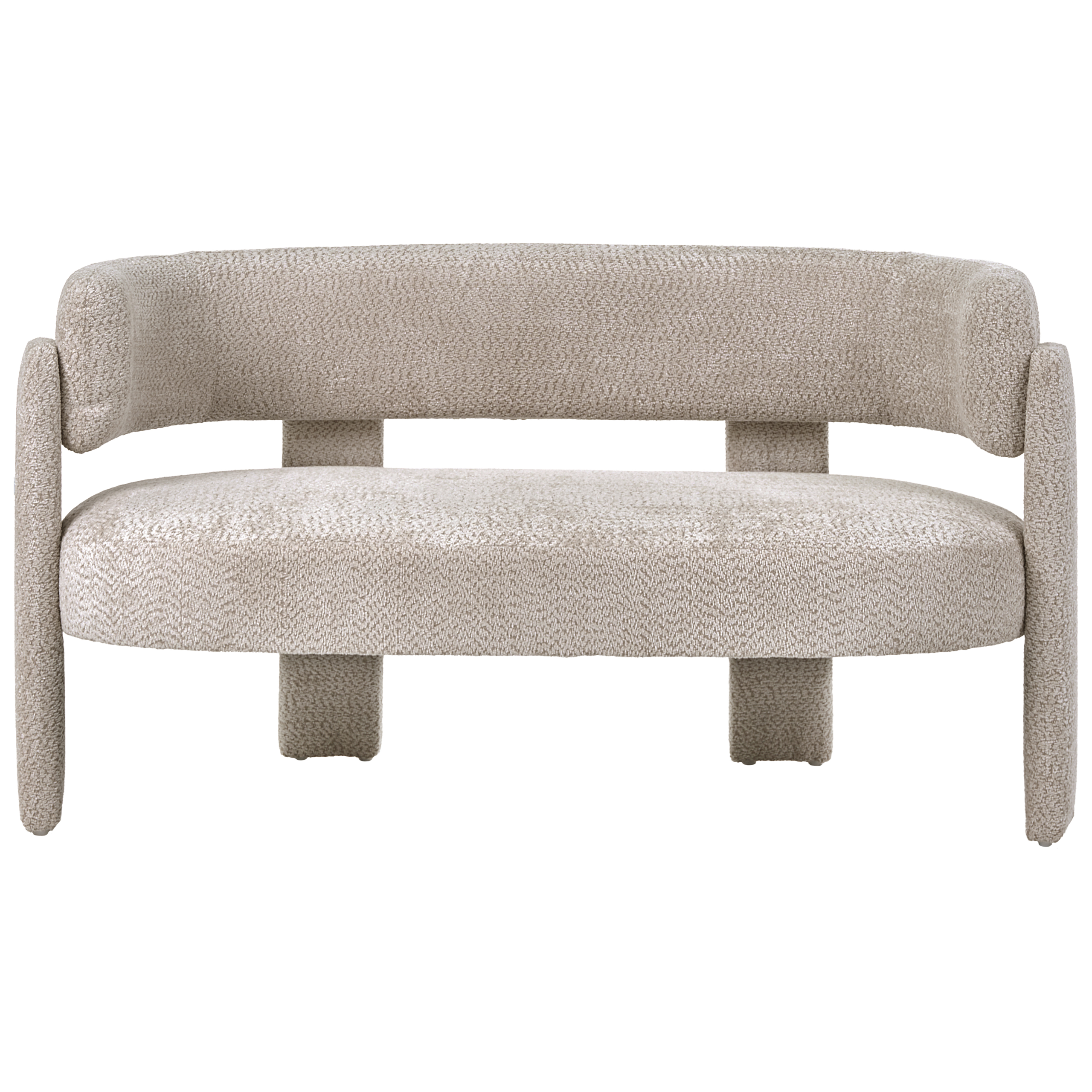 Soffgrupp 4-sits BUREA Chenille Ljusbeige