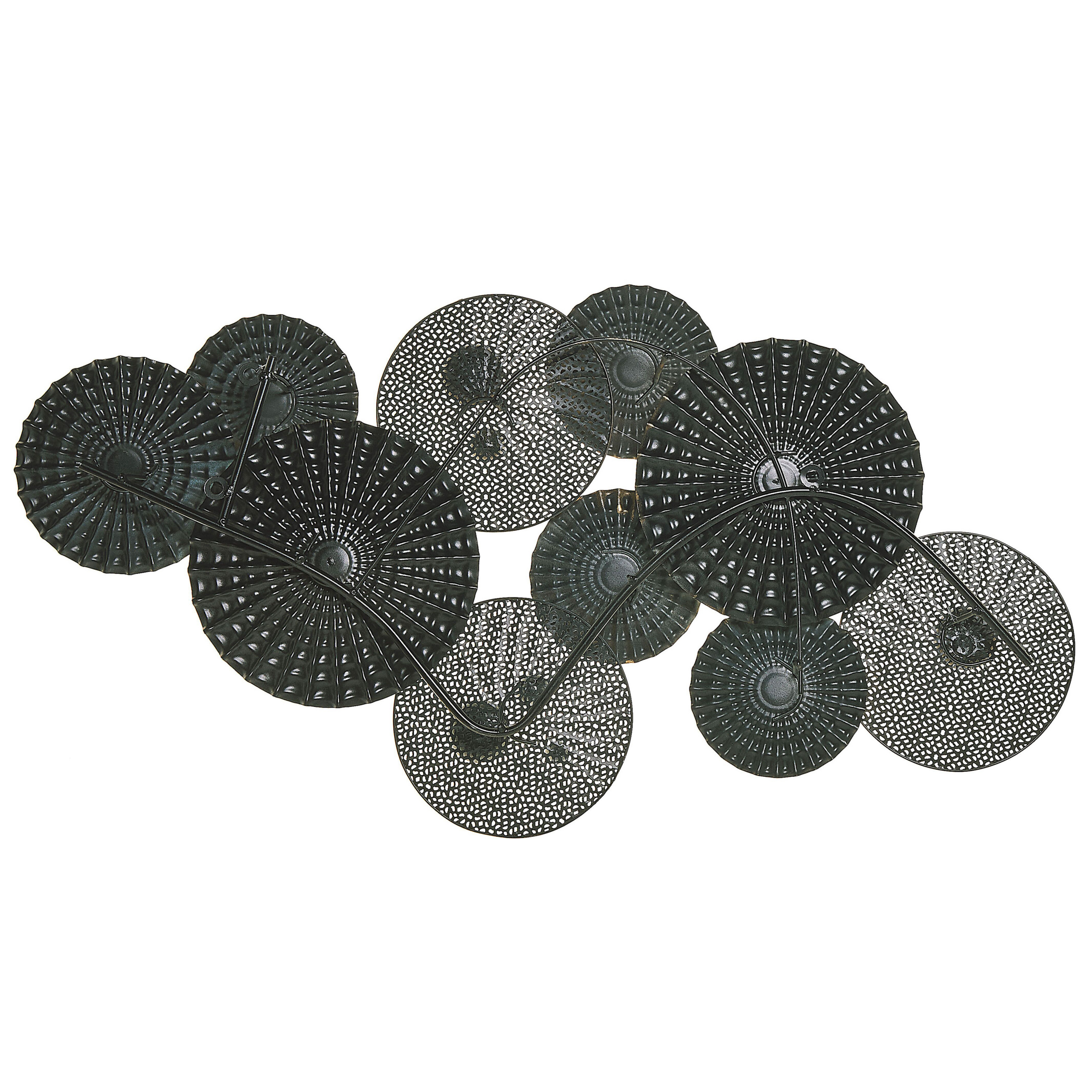 Väggdekoration HASSIUM 48 cm Metall Blå