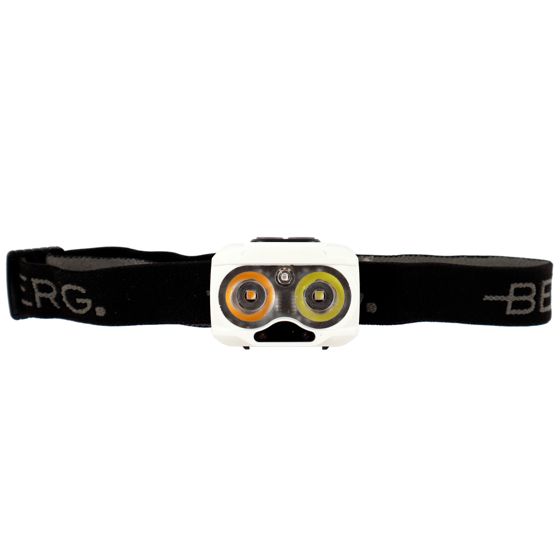 Berg Pannlampa uppladdningsbar XPG LED 400lm Hybrid 1100mAh rörelsesensor