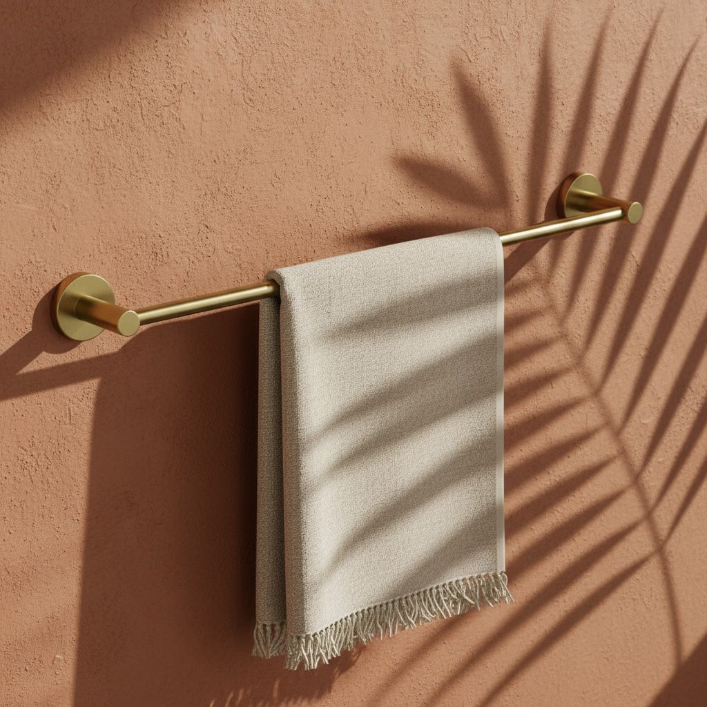 REA Badrumskrok 5601 LEO Borstat Guld, 63x7x5cm