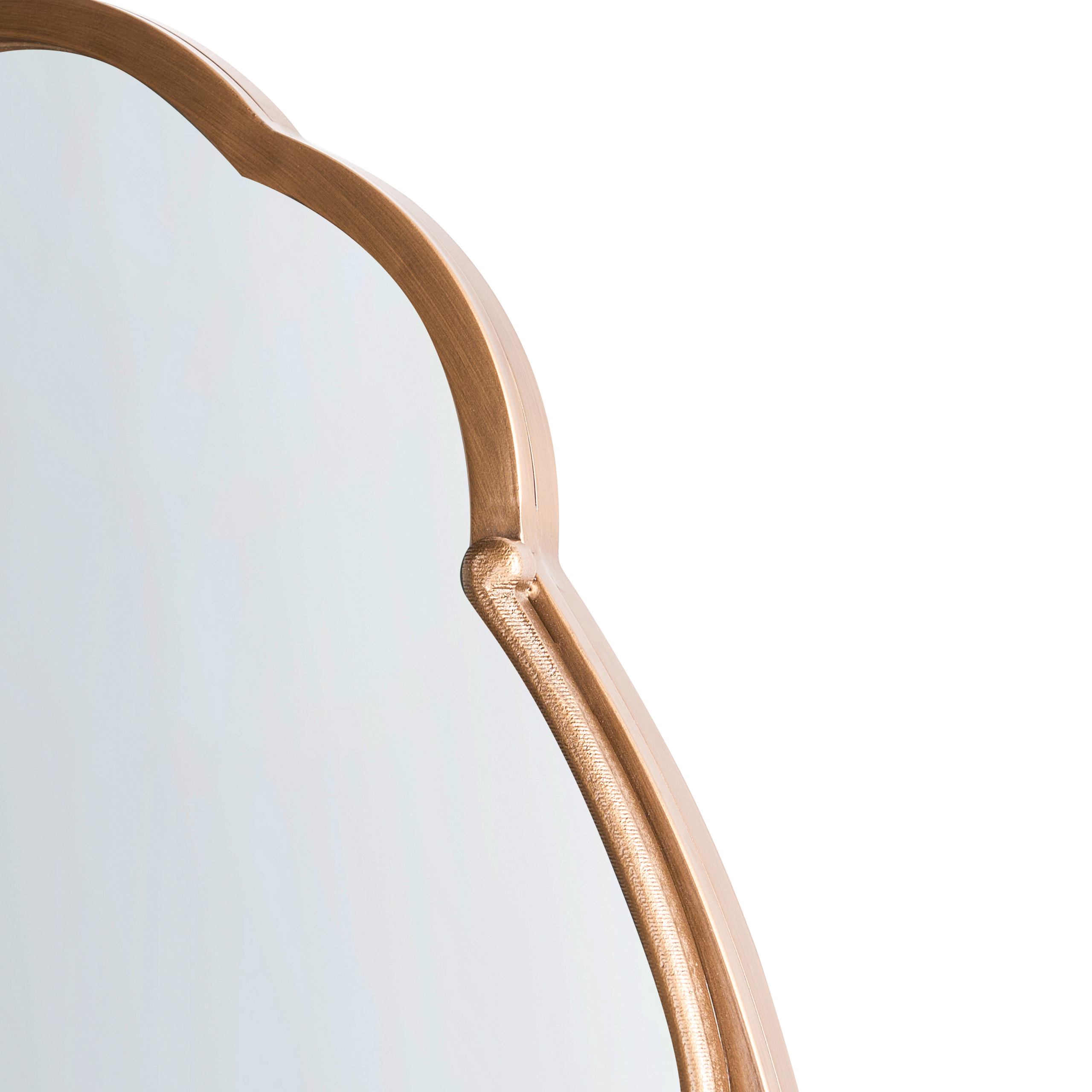 Väggspegel EPANNES 49 cm 84 cm Guld