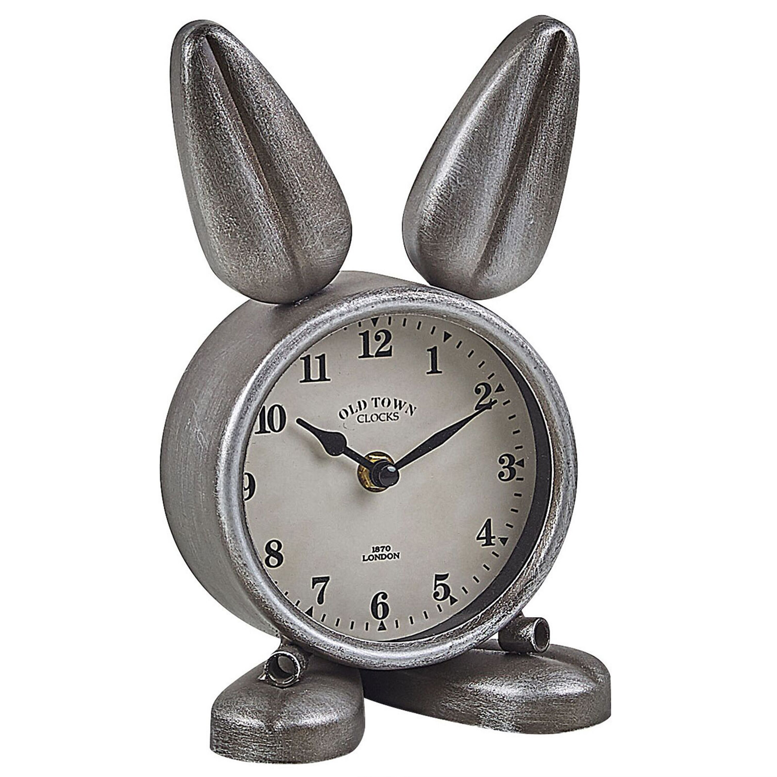 Klocka THUSIS 15 cm Metall Silver