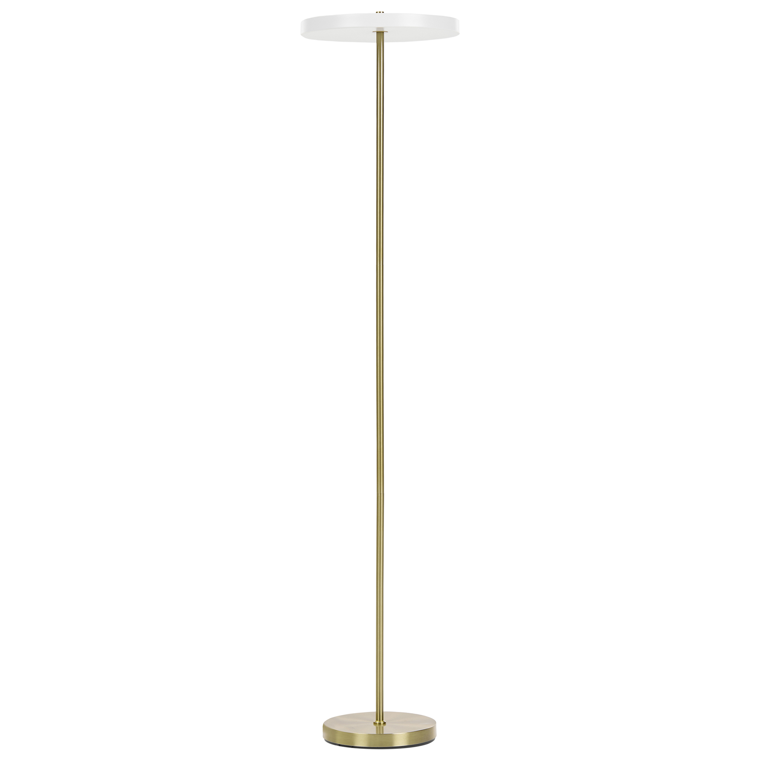 LED-golvlampa EVENLODE med dimmer Metall Vit