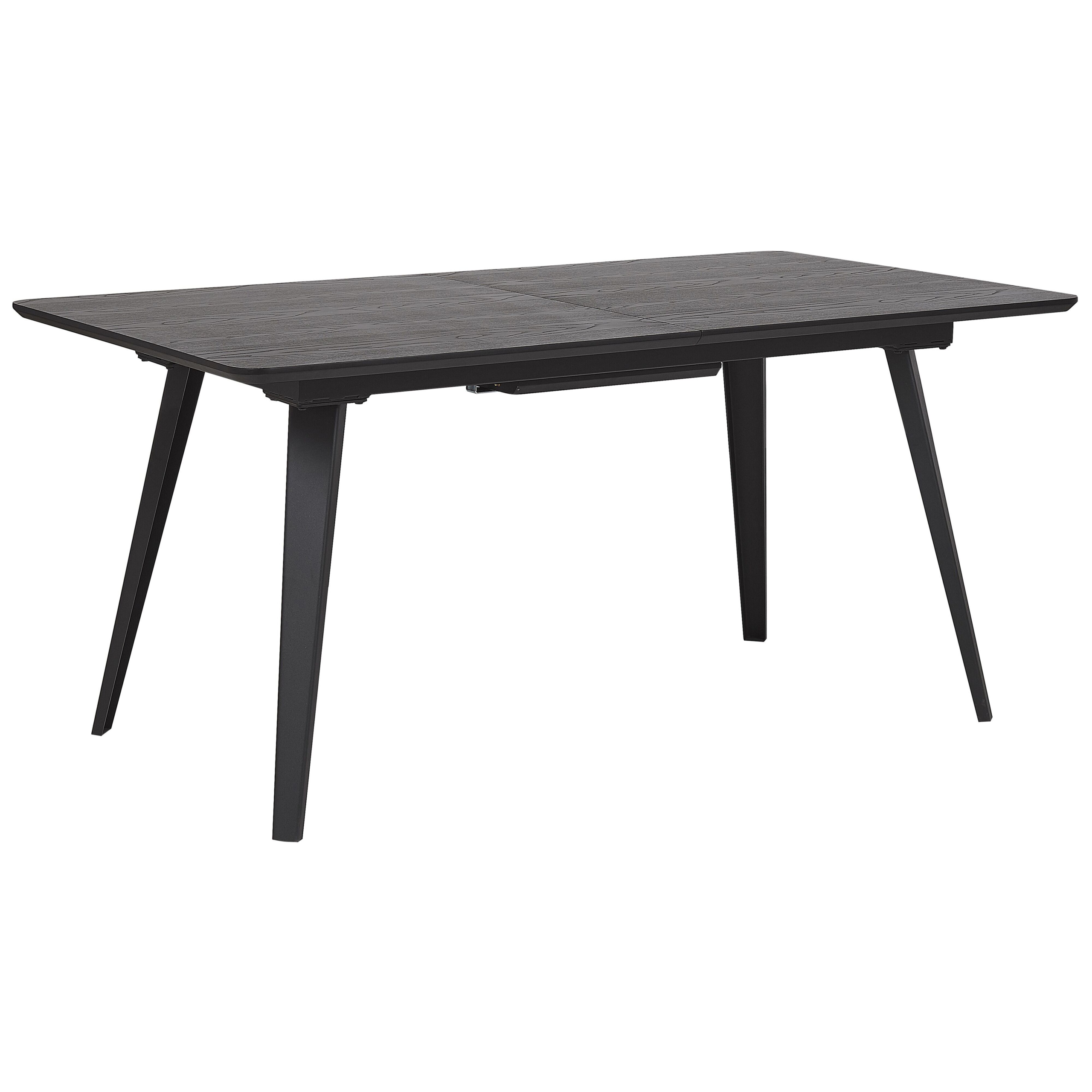 Förlängningsbart matbord IRVINGTON Svart 160/200 cm 90 cm