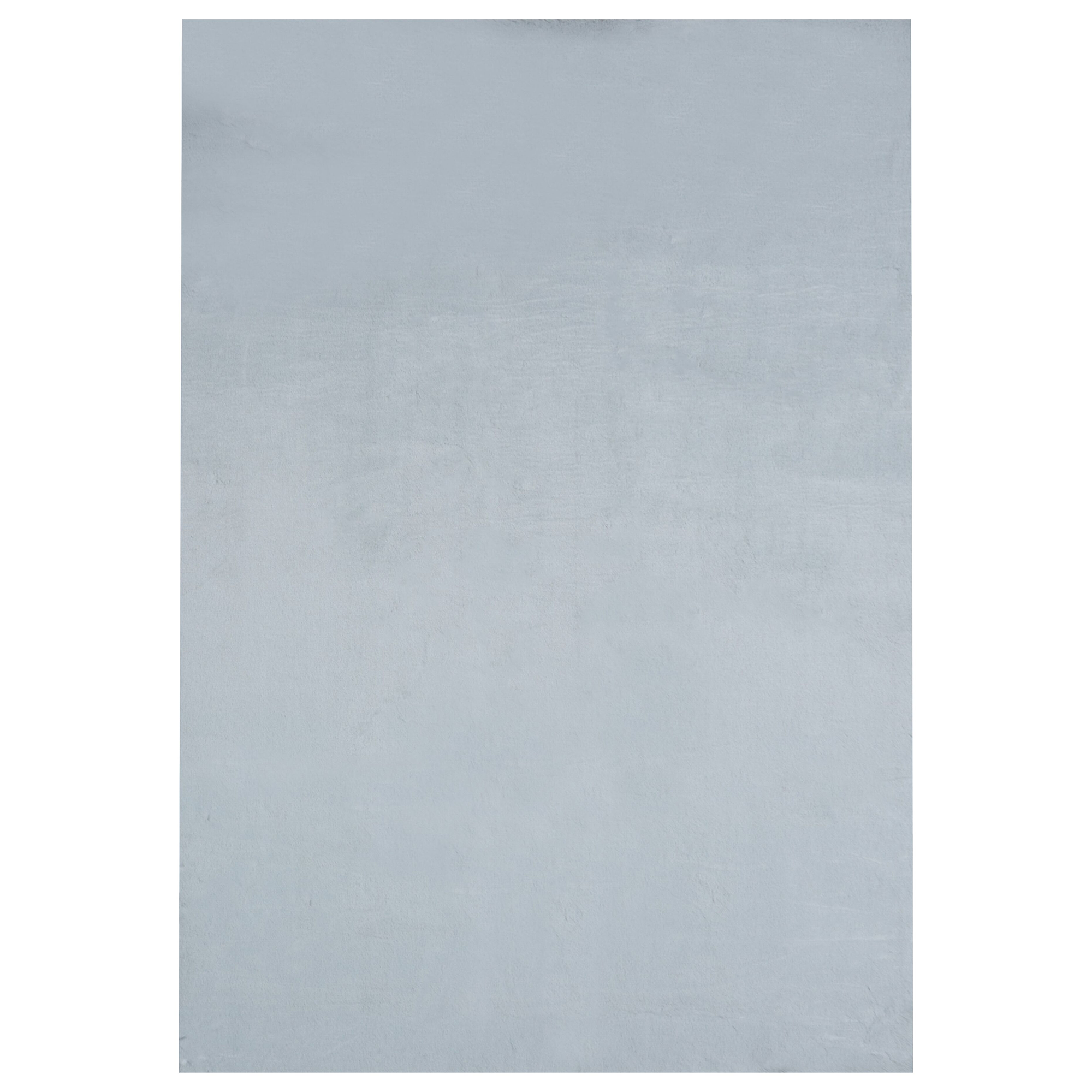 Fuskpälsmatta MIRPUR Ljusgrå 160 x 230 cm