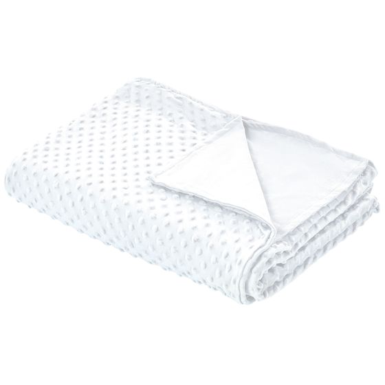 Påslakan för tyngdtäcke CALLISTO 135 x 200 cm Polyester Vit
