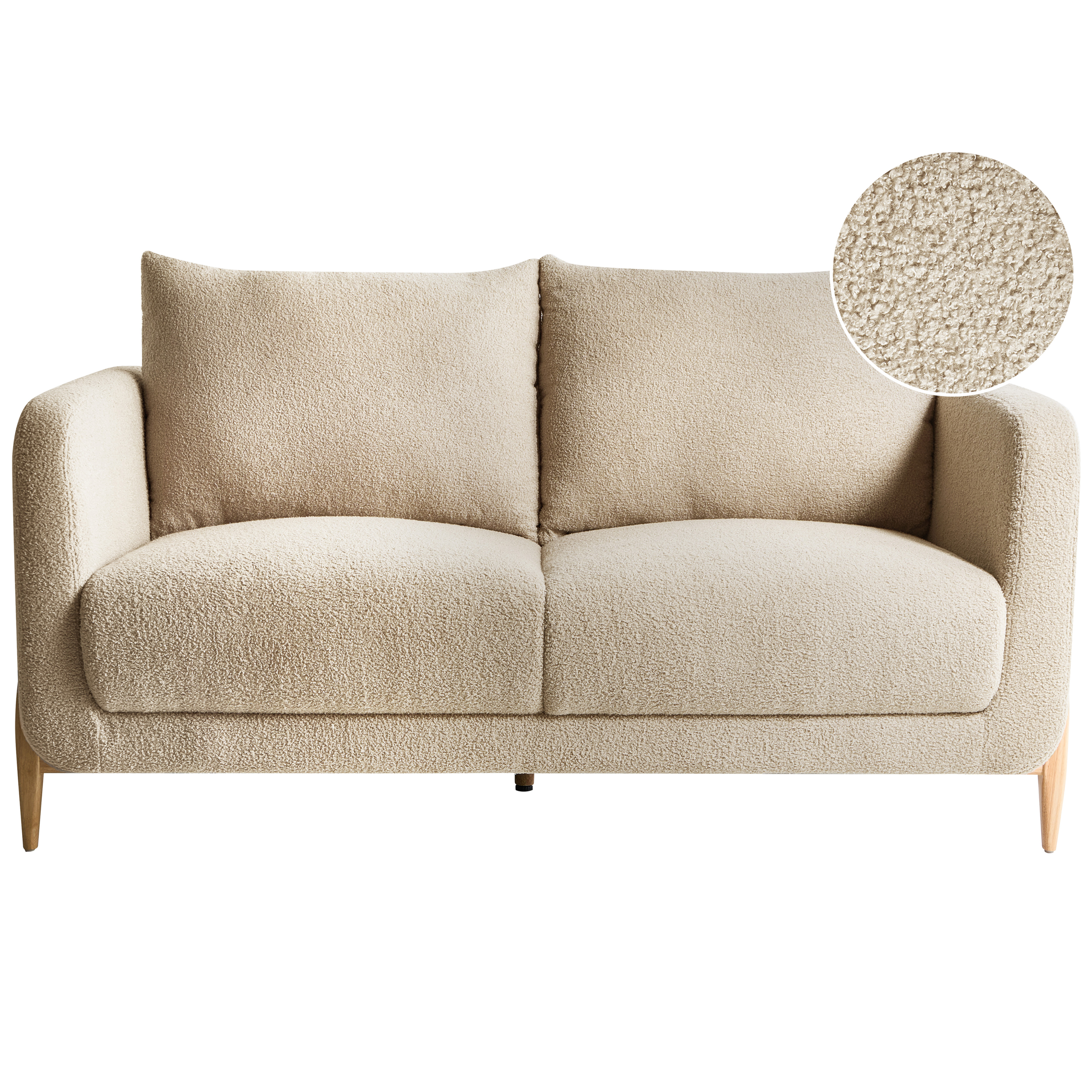 Soffa 2-sits GIMO Bouclé Beige