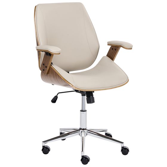 Kontorsstol BENDRA Konstläder Taupe