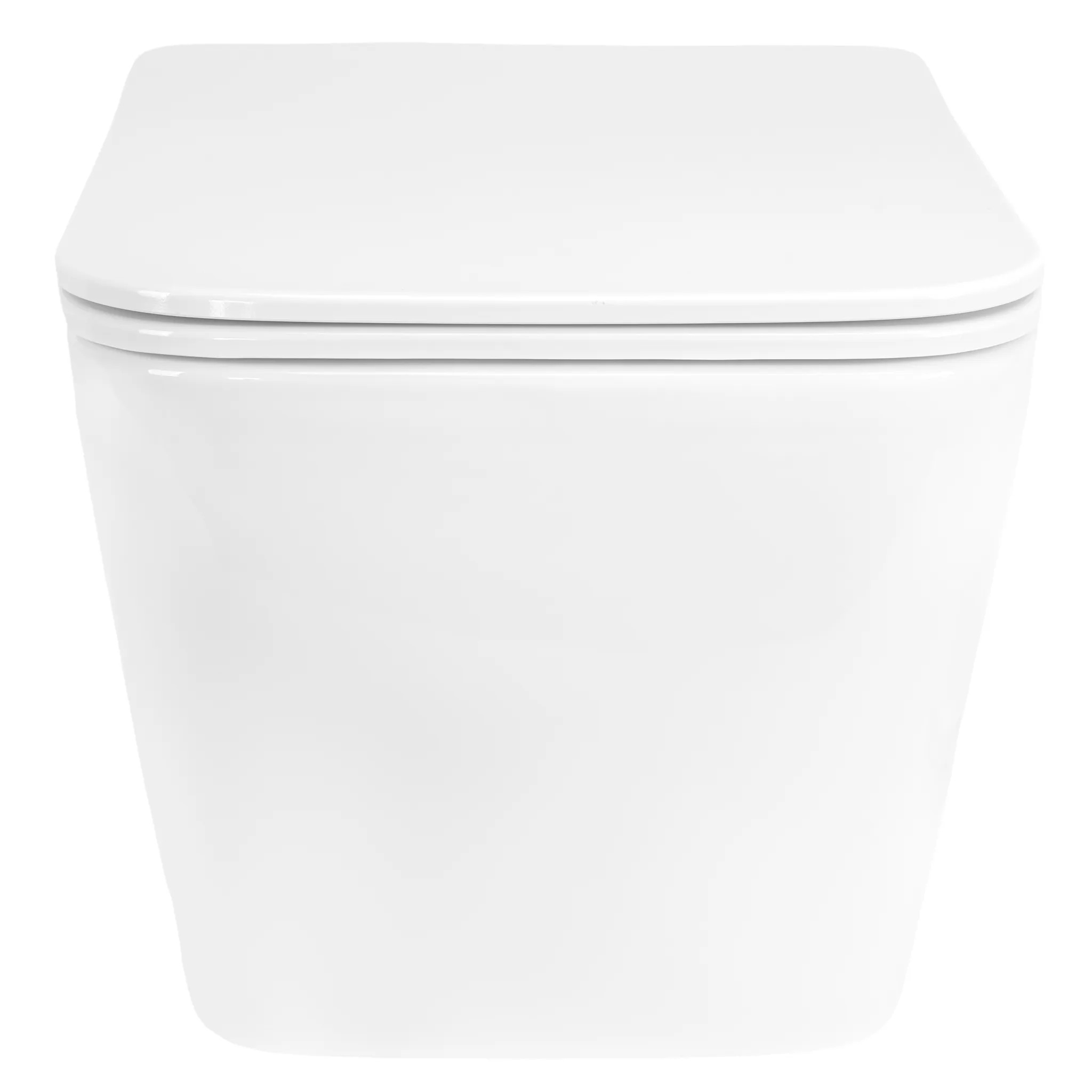 REA Vägghängd Toalettstol JULIO RIMLESS Vit, 51,5x35,5x30cm