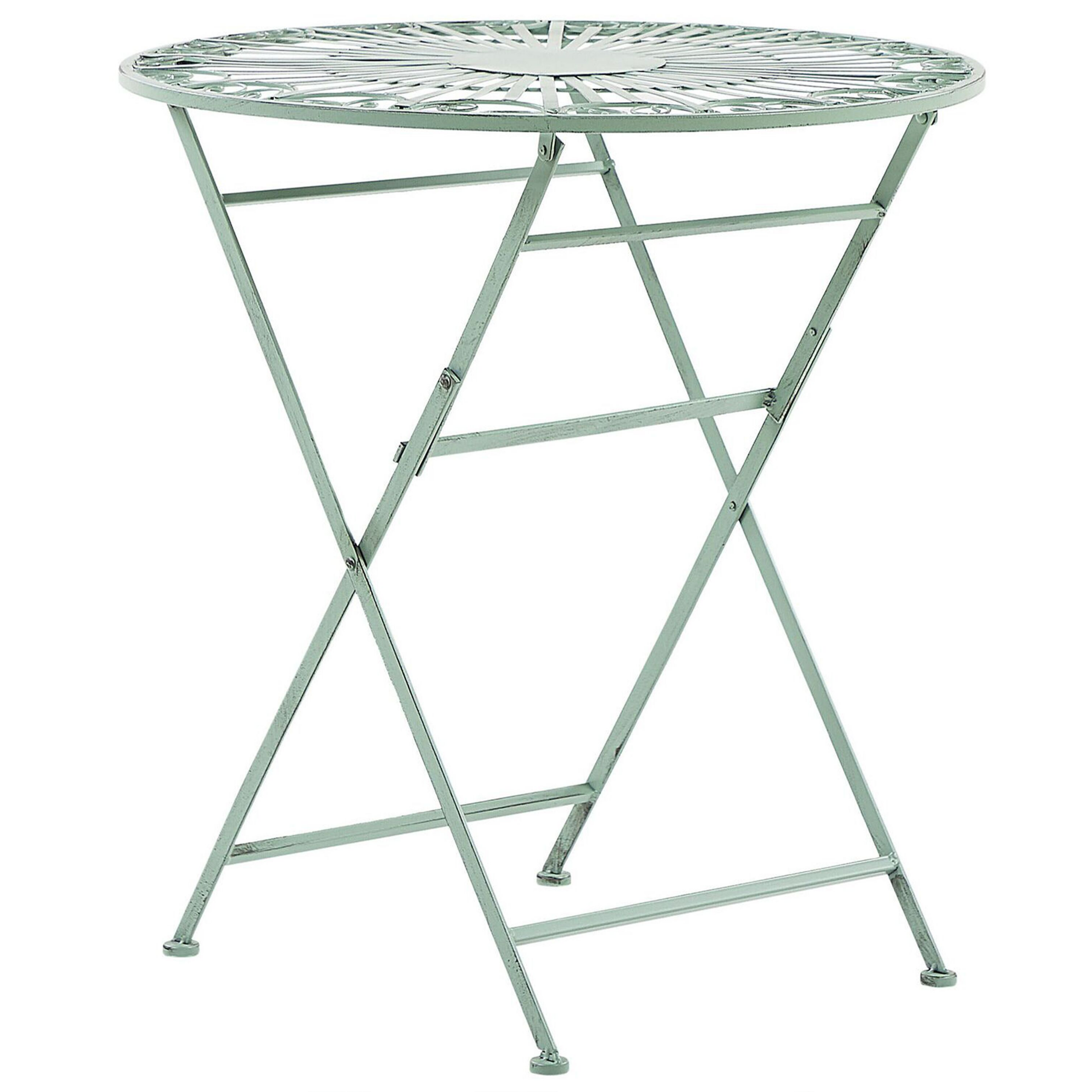 Bistrobord TRENTO 70 cm 70 cm Metall Ljusgrön