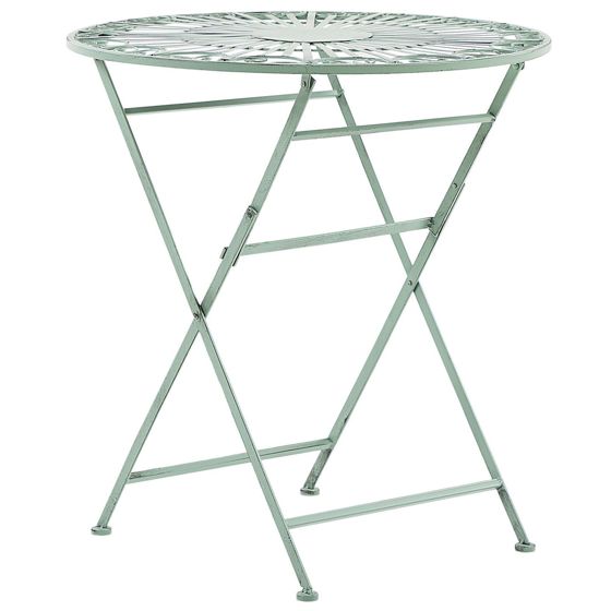 Bistrobord TRENTO 70 cm 70 cm Metall Ljusgrön