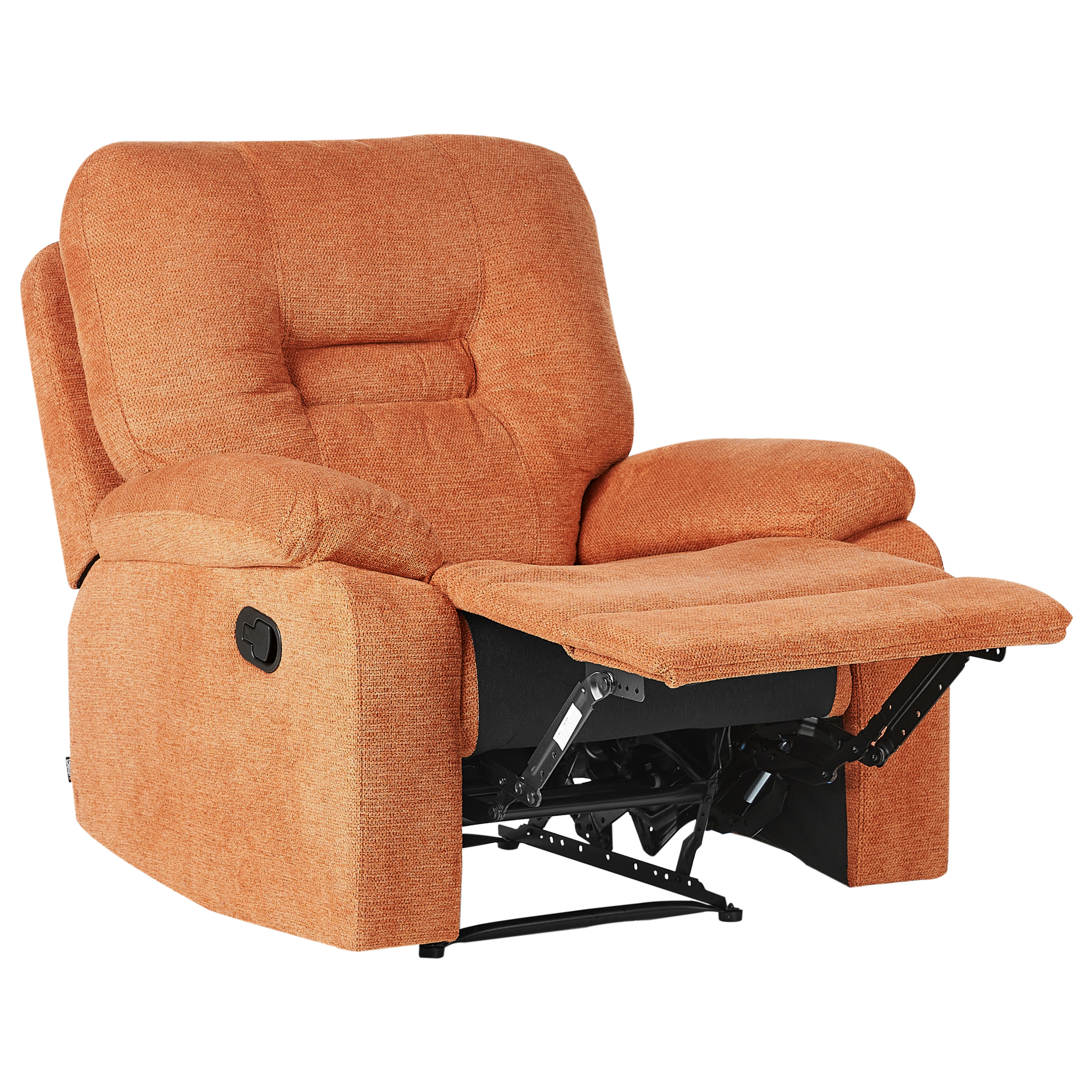 Reclinerfåtölj BERGEN Inklusive fotstöd Orange