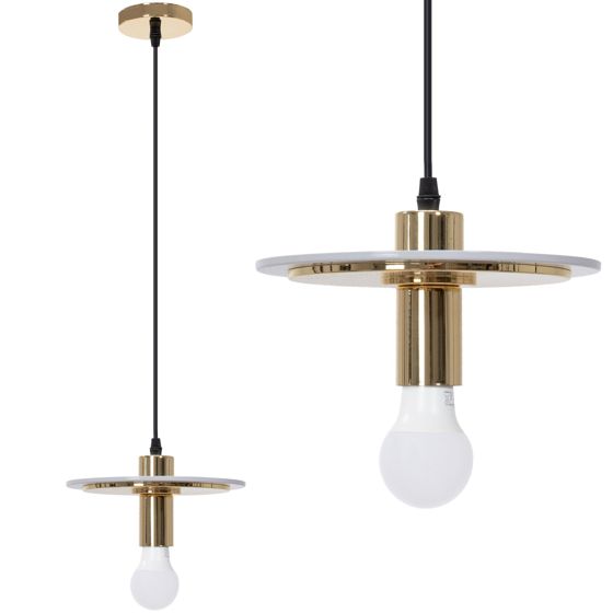 TOOLIGHT hängande taklampa APP1213-1CP Guld 22,5x22,5x11cm