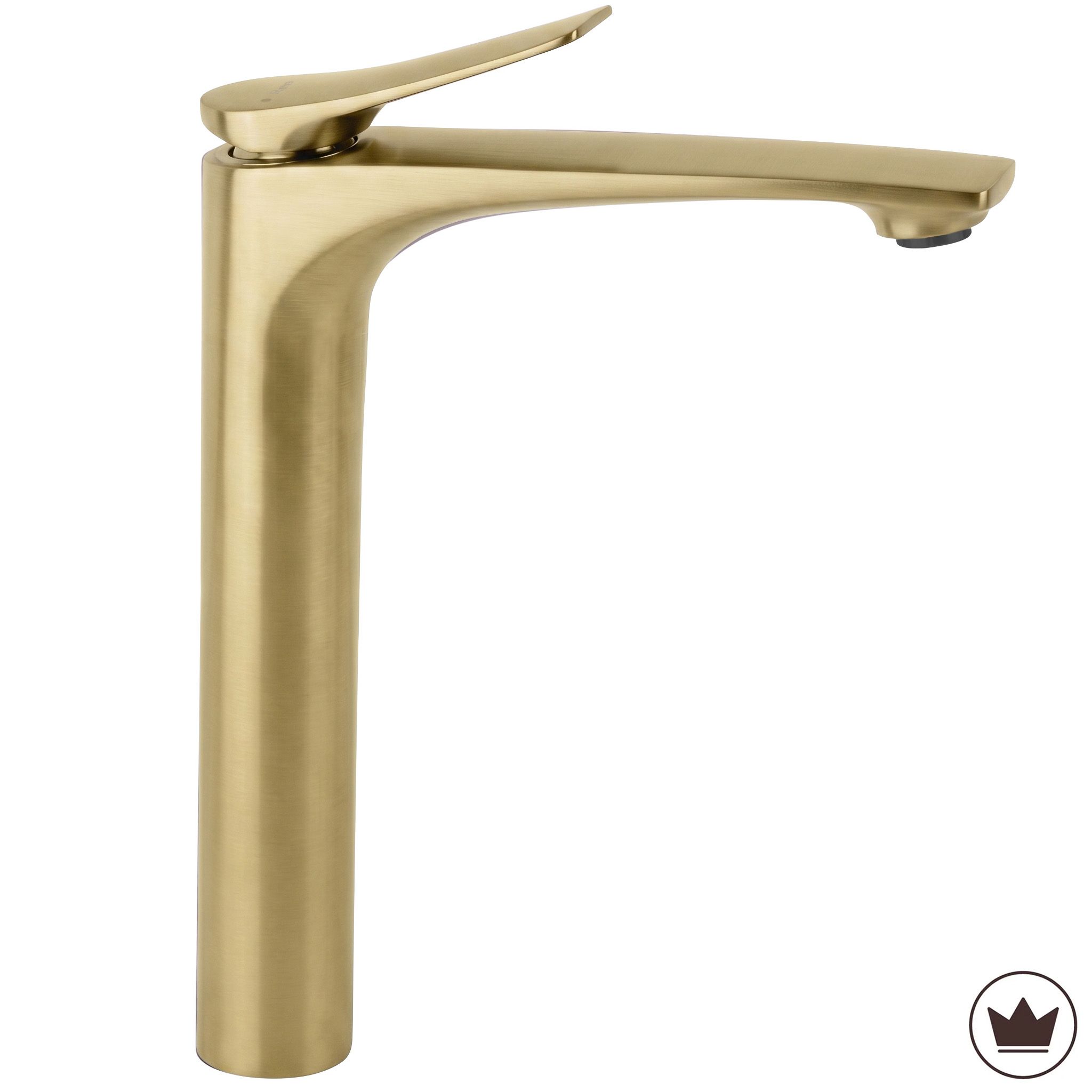REA Premium Tvättställsblandare VISION Hög Borstat Guld, 15x5x26,5cm