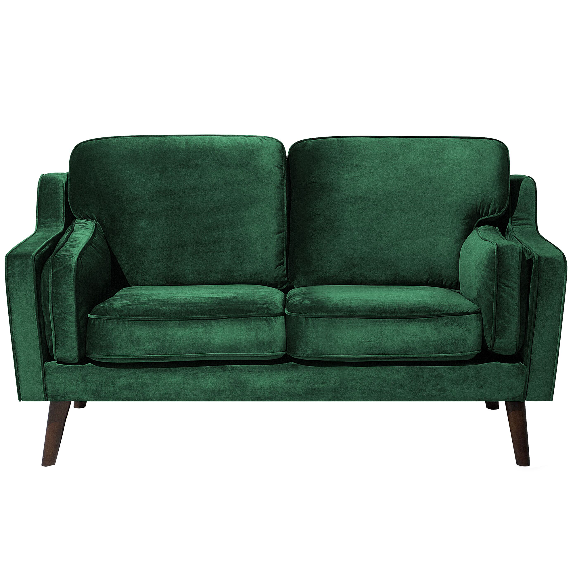 Soffa 2-sits LOKKA Sammet Smaragdgrön