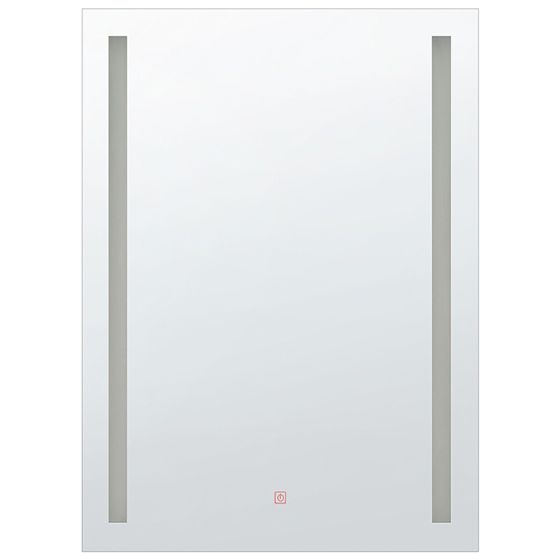 Badrumsspegel med LED MARTINET 60 cm 80 cm Silver