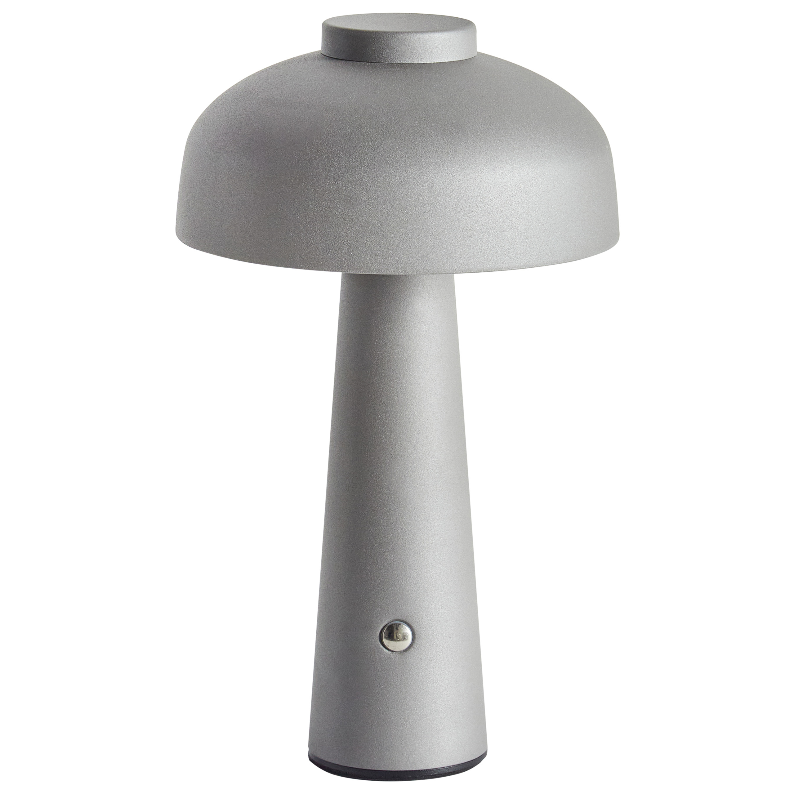 Trådlös LED-bordslampa AGUSAN med dimmer Metall Grå