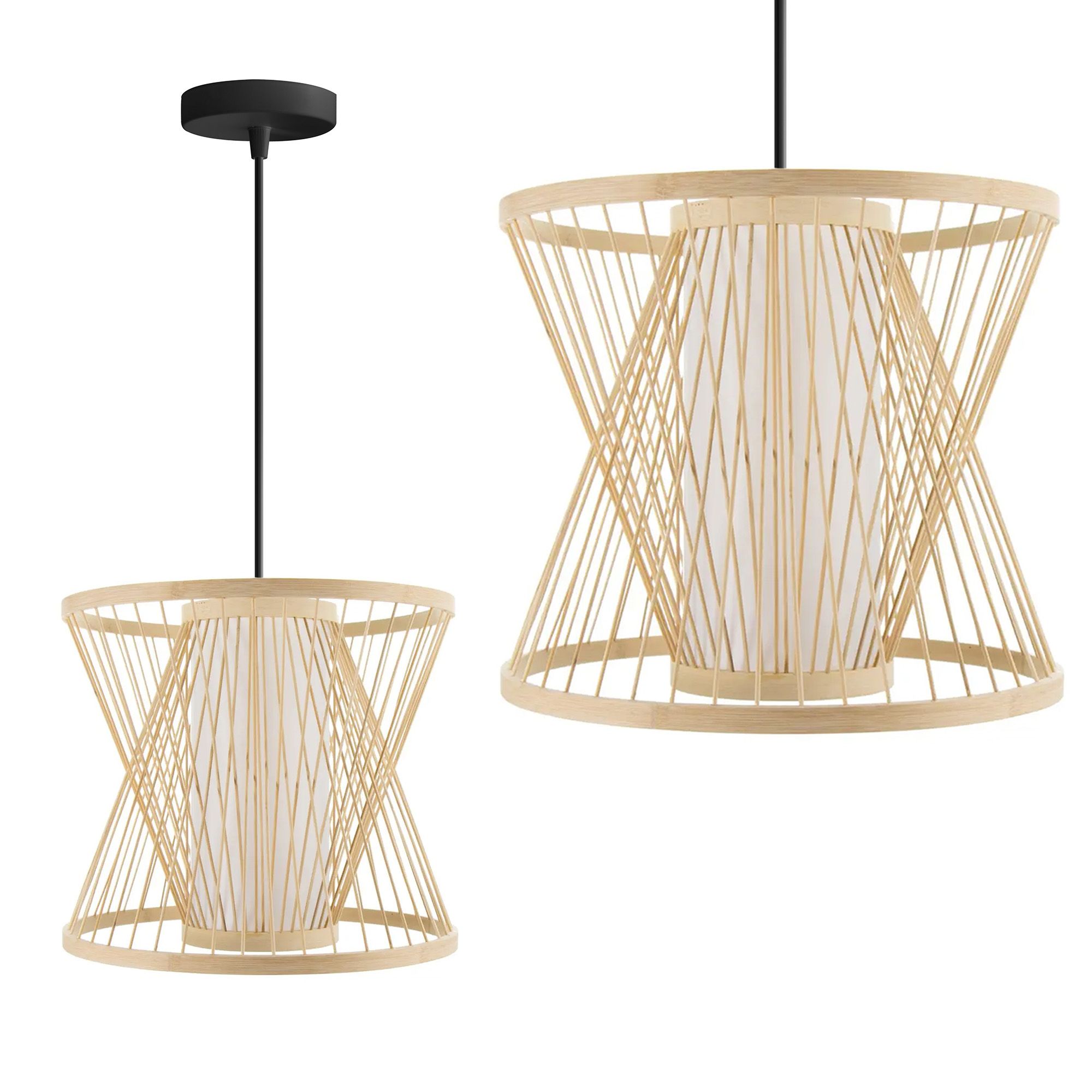 TOOLIGHT hängande taklampa APP1630-1CP Beige 30x35x30cm